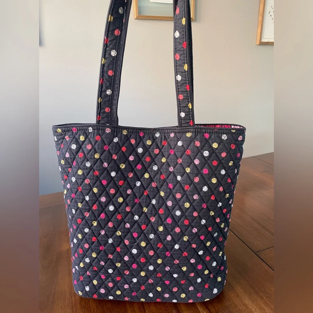 Vera Bradley Polka Dot Havana Tote - Picture 5 of 11